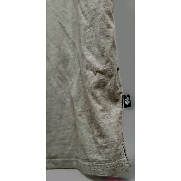 Vintage Y2K Rocawear 2XL Gray Green Stripe Polo Shirt Hip Hop Streetwear - Picture 6 of 8